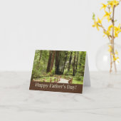 Muir Bossen Path I Happy Vaderdag Kaart (Gele Bloem)