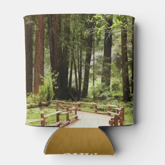 Muir Bossen Path I Natuur Fotografie Blikjeskoeler (Achterkant)