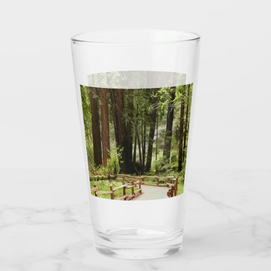 Muir Bossen Path I Natuur Fotografie Glas (Achterkant)