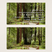 Muir Bossen Path I Natuur Fotografie Visitekaartje (Voorkant /achterkant)
