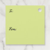 Muir Bossen Path II Natuur Fotografie Bedankjes Labels (Achterkant)