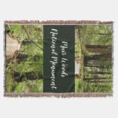 Muir Bossen Path II Natuur Fotografie Deken (Voorkant)
