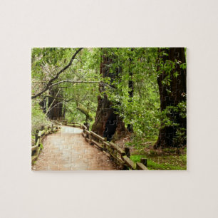 Muir Bossen Path II Natuur Fotografie Legpuzzel