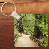 Muir Bossen Path II Natuur Fotografie Sleutelhanger (Voorkant)
