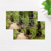 Muir Bossen Path II Natuur Fotografie Visitekaartje (Bureau)