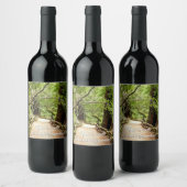 Muir Bossen Path II Natuur Fotografie Wijn Etiket (Flessen)