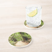 Muir Bossen Path II Natuur Fotografie Zandsteen Onderzetter (Zijkant)