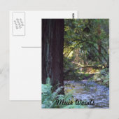 Muir Bossen Stream Briefkaart (Voorkant / Achterkant)