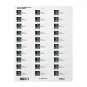 Muir Bossen Stream Etiket (Full Sheet)