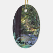 Muir Bossen Stream Keramisch Ornament (Links)