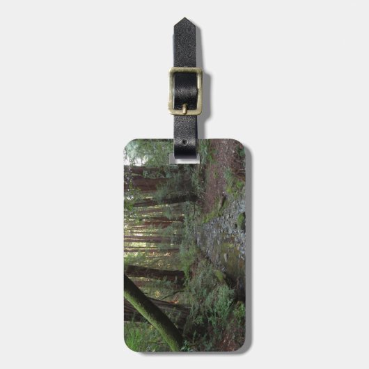 Muir Bossen Stroom Boslandschap Bagagelabel (Voorkant verticaal)