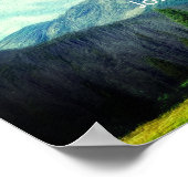 Muir citaat de bergen noemen landschapskunst poster (Hoek)