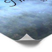 Muir citaat de bergen noemen landschapskunst poster (Hoek)