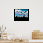 Muir citeert poster kunst de bergen noemen (Keuken)