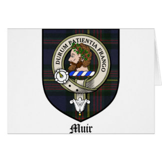 Muir Clan Crest Badge Tartan