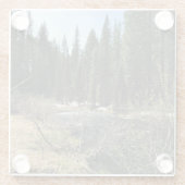 Muir Creek, Oregon Glazen Onderzetter (Achterkant)