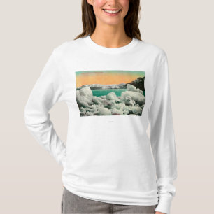 Muir Glacier en Icebergs in Alaska #1State T-shirt