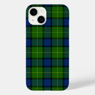 Muir Moore tartan green blue plaid Case-Mate iPhone 14 Hoesje