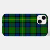 Muir Moore tartan green blue plaid Case-Mate iPhone Case (Achterkant (horizontaal))