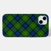 Muir Moore tartan green blue plaid Case-Mate iPhone Case (Achterkant (horizontaal))