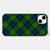 Muir Moore tartan green blue plaid Case-Mate iPhone Case (Achterkant (horizontaal))