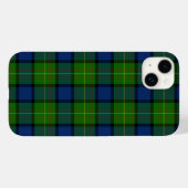 Muir Moore tartan green blue plaid Case-Mate iPhone Case (Achterkant (horizontaal))