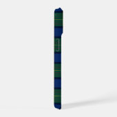 Muir Moore tartan green blue plaid iPhone 15 Case (Rechterkant)