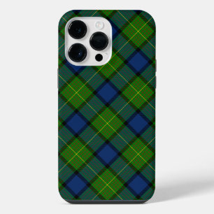 Muir Moore tartan green blue plaid iPhone 14 Pro Max Hoesje