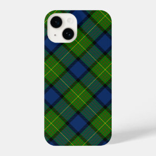 Muir Moore tartan green blue plaid iPhone 14 Hoesje