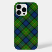 Muir Moore tartan green blue plaid iPhone Hoesje (Achterkant)
