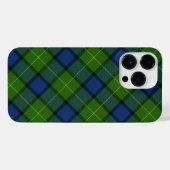 Muir Moore tartan green blue plaid iPhone Hoesje (Achterkant horizontaal)