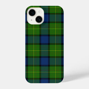 Muir Moore tartan green blue plaid iPhone 14 Hoesje