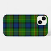 Muir Moore tartan green blue plaid iPhone Hoesje (Achterkant horizontaal)