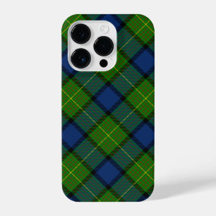 Muir Moore tartan green blue plaid iPhone 14 Plus Hoesje