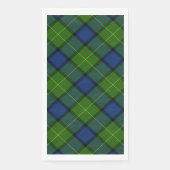 Muir Moore tartan green blue plaid Servet (Voorkant)