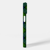 Muir Moore tartan groen blauw geruit Case-Mate iPhone Case (Achterkant / Rechts)