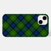 Muir Moore tartan groen blauw geruit Case-Mate iPhone Case (Achterkant (horizontaal))
