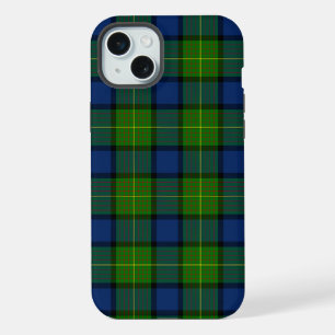 Muir Moore tartan groen blauw geruit iPhone 15 Plus Case