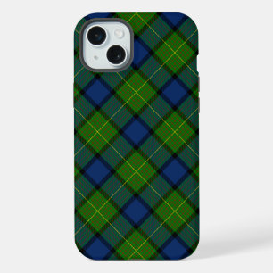 Muir Moore tartan groen blauw geruit iPhone 15 Plus Case