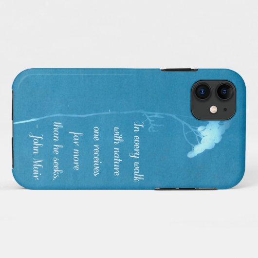 Muir Natuur Quote Case-Mate iPhone Case (Achterkant (horizontaal))