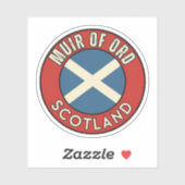 Muir of Ord, Schotland Sticker (Vel)