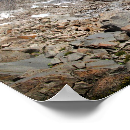 Muir Pass Panorama van Boven - John Muir Trail Poster (Hoek)