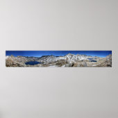 Muir Pass Panorama van Boven - John Muir Trail Poster (Voorkant)