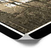 Muir quote natuur art poster bergtines (Hoek)