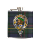 Muir Tartan & Badge Heupfles (Voorkant)