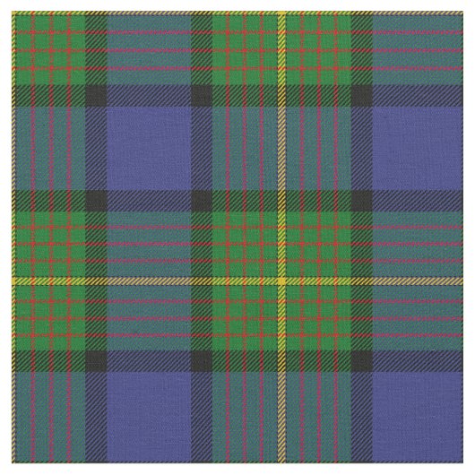 Muir Tartan Print Stof (Close Up)