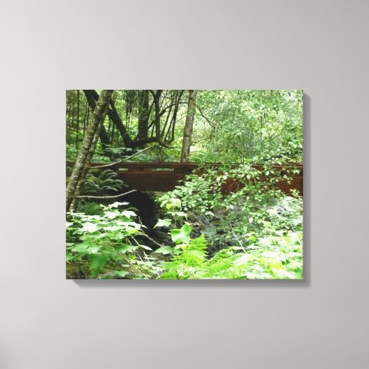 Muir Woods Brug I Canvas Afdruk (Voorkant)