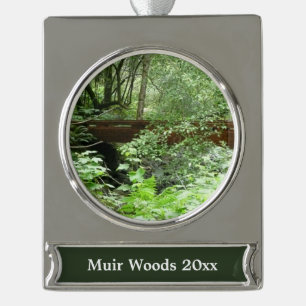 Muir Woods Brug I Verzilverd Banner Ornament