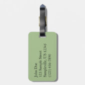 Muir Woods Brug II Bagagelabel (Achterkant verticaal)