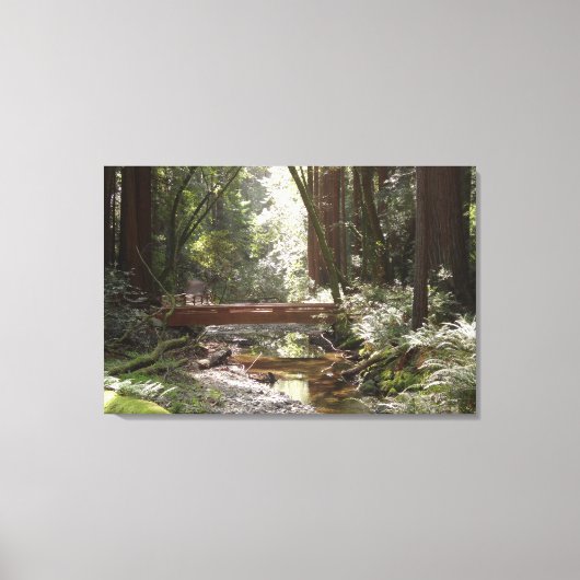 Muir Woods Brug II Canvas Afdruk (Voorkant)